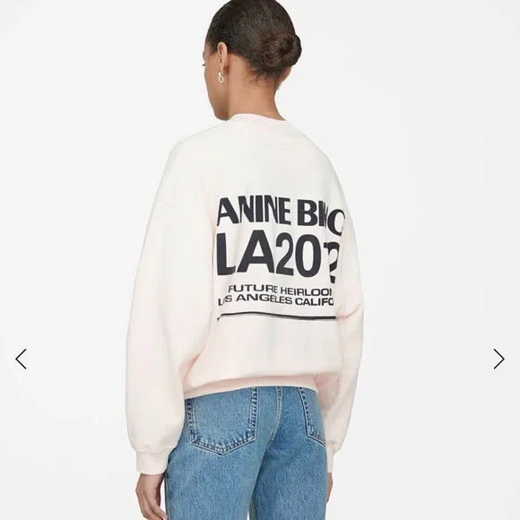 Anine Bing Jaci Sweatshirt Bing LA - Picture 3 of 11